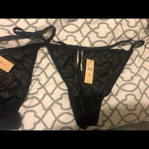 Cacique Intimates & Sleepwear - NWT (2) Black Cacique G-string and Thong 22/24 Cacique Intimates & Sleepwear - NWT (2) Black Cacique G-string and Thong 22/24